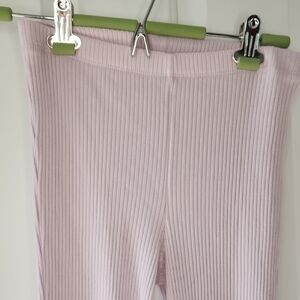 Aerie Light Pink Ribbed Leggings